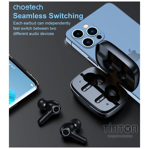Bluetooth-гарнітура Choetech BH-T06 TWS bluetooth