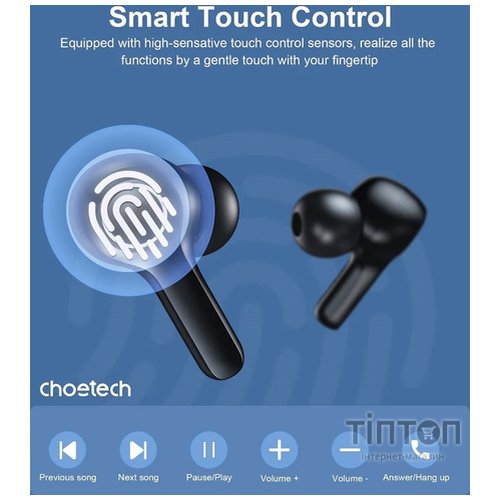 Bluetooth-гарнітура Choetech BH-T06 TWS bluetooth