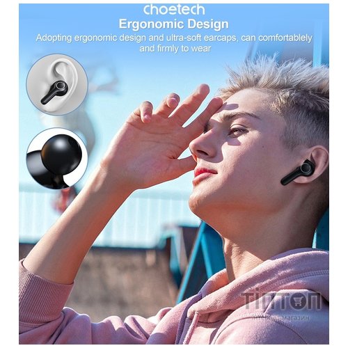 Bluetooth-гарнітура Choetech BH-T06 TWS bluetooth