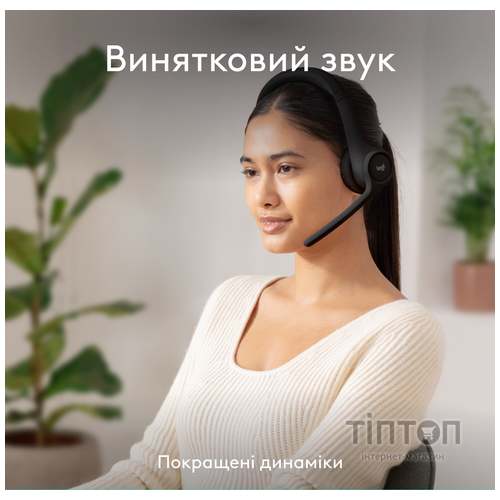 Bluetooth-гарнітура Logitech Zone 300 Wireless Black (981-001407)