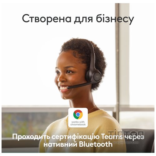Навушники Logitech Zone 305 for Business Bluetooth Black (981-001458)