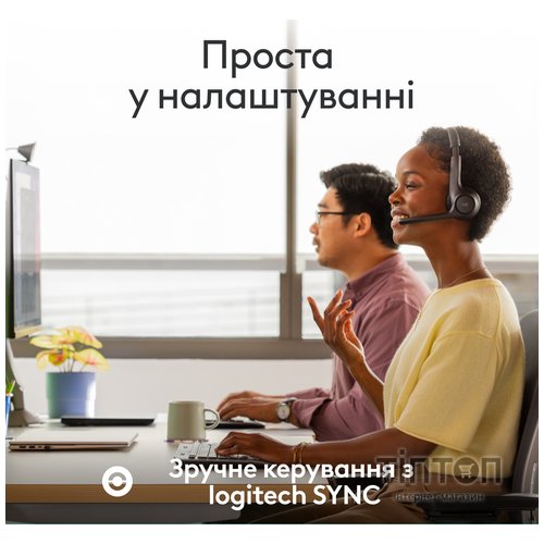 Навушники Logitech Zone 305 for Business Bluetooth Black (981-001458)