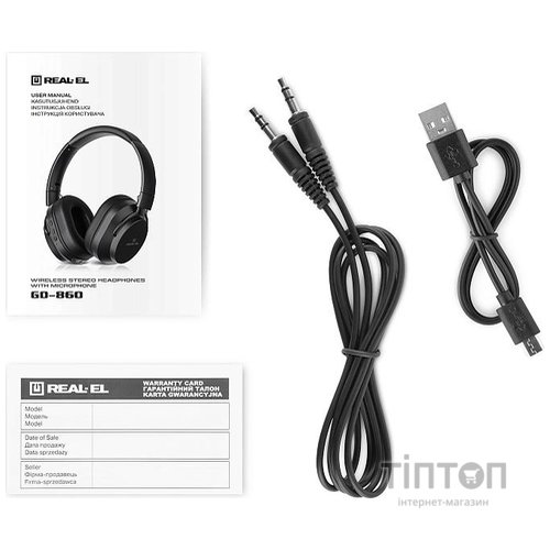 Bluetooth-гарнітура REAL-EL GD-860 Black