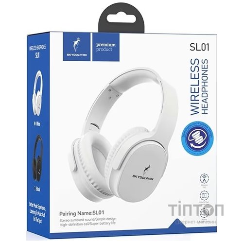 Bluetooth-гарнітура SkyDolphin SL01 White (SDBTE-000185)