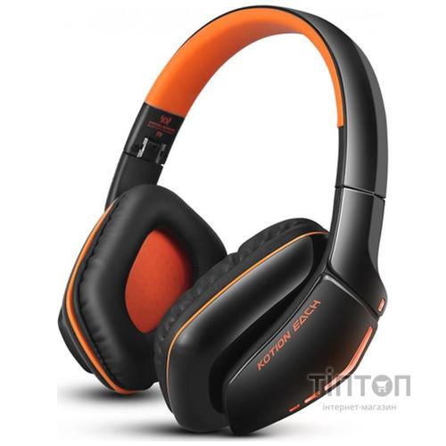 Bluetooth-гарнитура Kotion EACH B3506 Black/Orange (ktb3506bt)