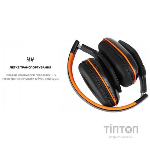 Bluetooth-гарнитура Kotion EACH B3506 Black/Orange (ktb3506bt)
