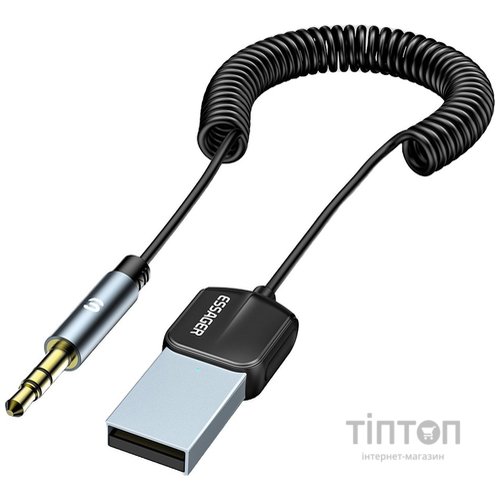 Bluetooth-трансмітер Essager Lingfeng USB to 3.5mm Bluetooth 5.0 Grey (EBT-LF01-P)