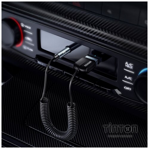 Bluetooth-трансмітер Essager Lingfeng USB to 3.5mm Bluetooth 5.0 Grey (EBT-LF01-P)
