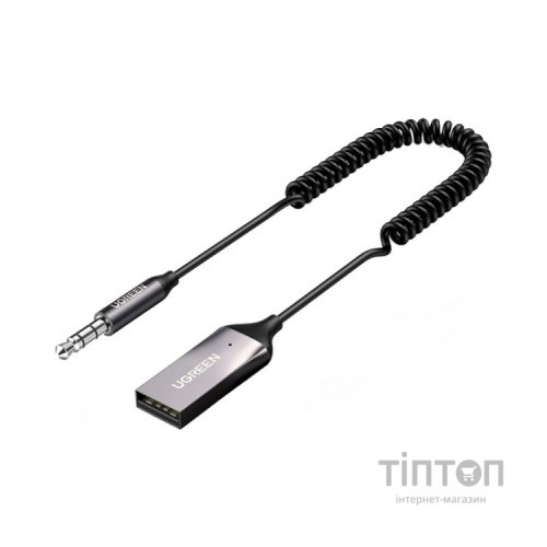 Bluetooth трансмітер Ugreen Bluetooth 5.0 Aux with mic CM309 UGREEN Black (70601)
