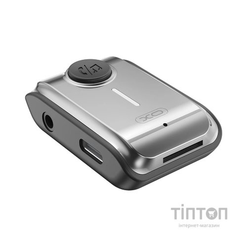 Bluetooth трансмітер XO BCC15 Bluetooth V5.3 AUX 3.5 мм/Type-C/TF Grey (BCC15.tarnish)