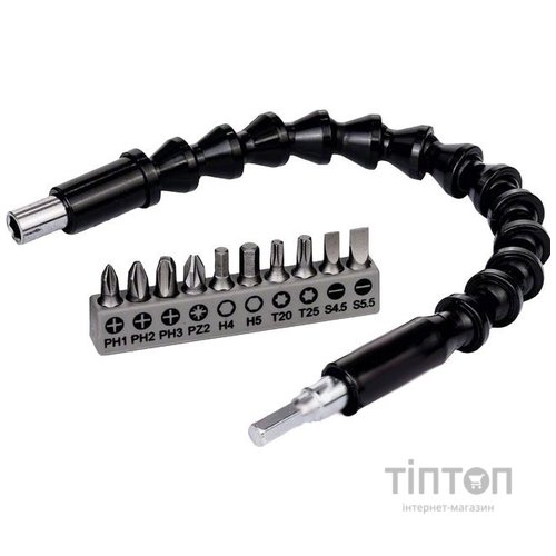 Набір біт Bosch 10 шт + гибкий удлинитель 300 ММ (2.608.522.377)