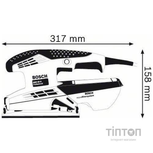 BOSCH ВІБРОШЛІФМАШИНА GSS 23 A 
