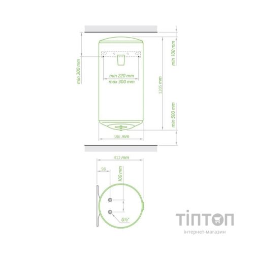 Бойлер Tesy Bilight Slim 80 (304131)