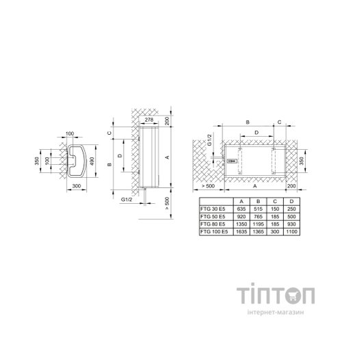 Бойлер TIKI FTG50E5SUPR_TIKI