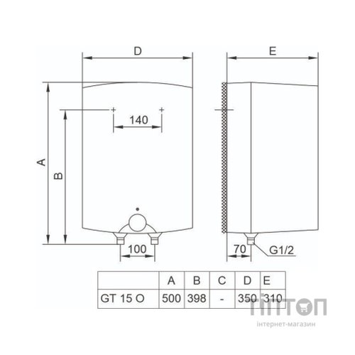 Бойлер TIKI GT15OMINI_TIKI