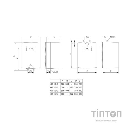 Бойлер TIKI GT15UMINI_TIKI