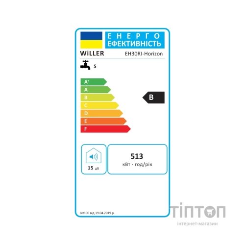 Бойлер Willer EH30RI-Horizon