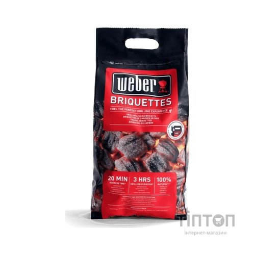 Брикети Weber вугільні 4 кг (17590)