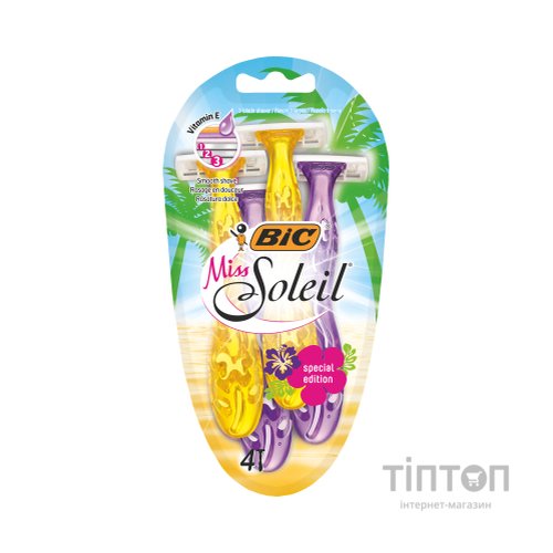 Бритва Bic Miss Soleil Tropical 4 шт. (3086123493049)