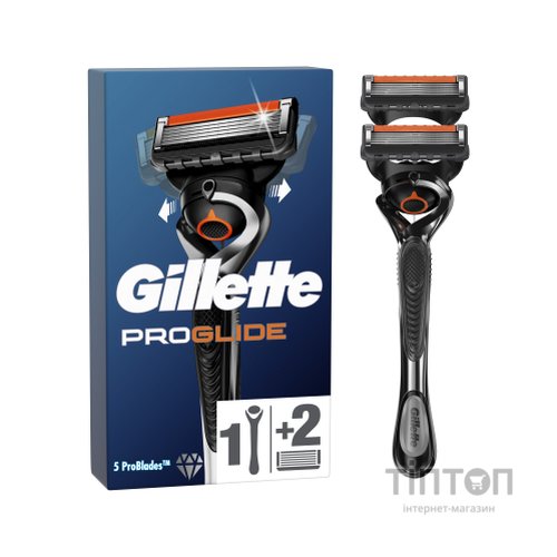 Бритва Gillette Fusion5 ProGlide Flexball з 2 змінними картриджами (7702018390816)