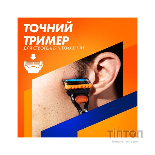 Бритва Gillette Fusion5 з 5 змінними картриджами + Підставка (8700216356794)