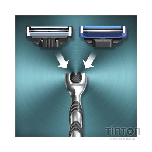 Бритва Gillette Mach 3 2 змінними касетами (7702018020706)