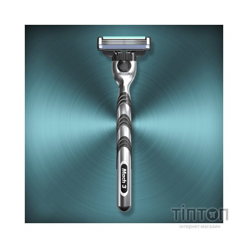 Бритва Gillette Mach 3 2 змінними касетами (7702018020706)