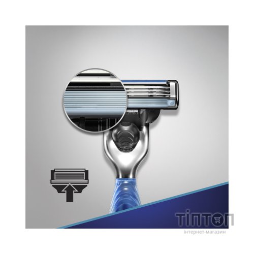 Бритва Gillette Mach3 Start з 3 змінними картриджами (7702018464005)