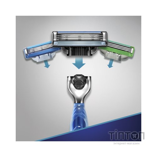Бритва Gillette Mach3 Start з 3 змінними картриджами (7702018464005)