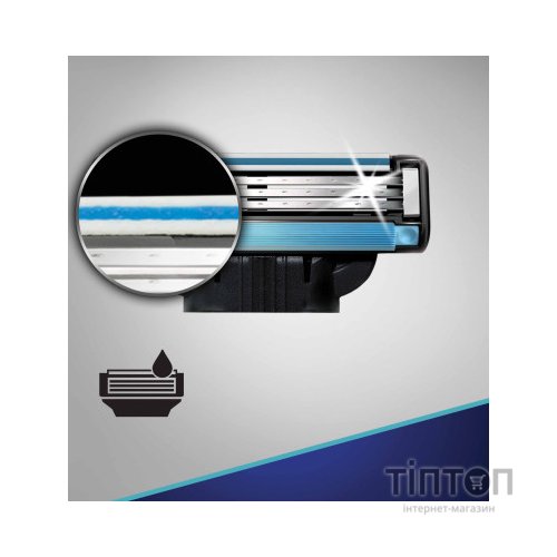 Бритва Gillette Mach3 з 5 змінними картриджами (7702018610181)