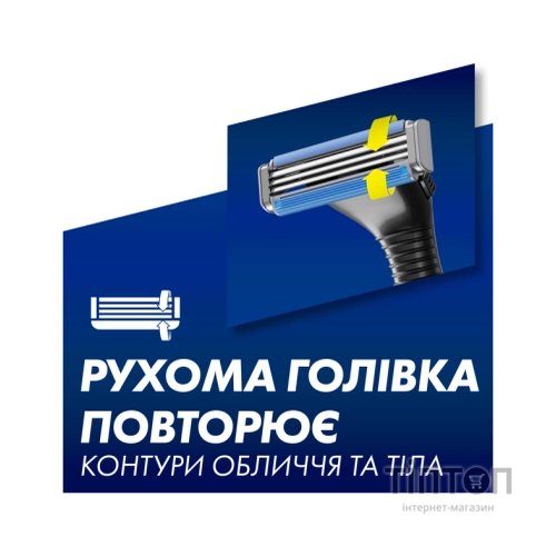 Бритва Gillette Sensor 3 з 6 змінними картриджами (7702018550807)