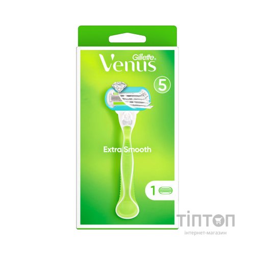 Бритва Gillette Venus Extra Smooth з 1 змінним картриджем (7702018487202/7702018323012)