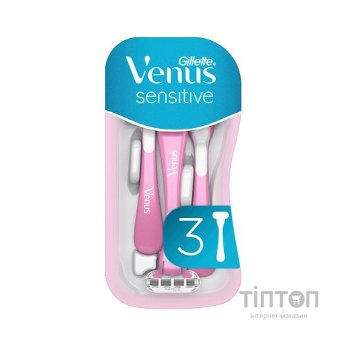 Бритва Gillette Venus Smooth Sensitive 3 шт. (7702018491544)