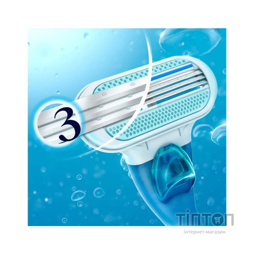 Бритва Gillette Venus Smooth станок + змінні картриджі 3 шт. (7702018469826)