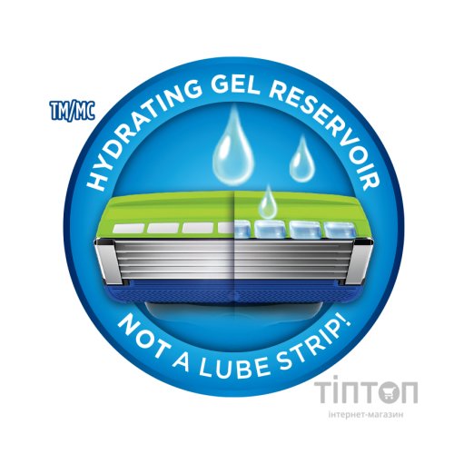 Бритва Wilkinson Sword Hydro 5 Sensitive Clampack + 4 змінні картриджі (4027800216604)