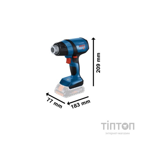 Будівельний фен Bosch GHG 18V-50 PROFESSIONAL (без АКБ та ЗП) (0.601.2A6.500)