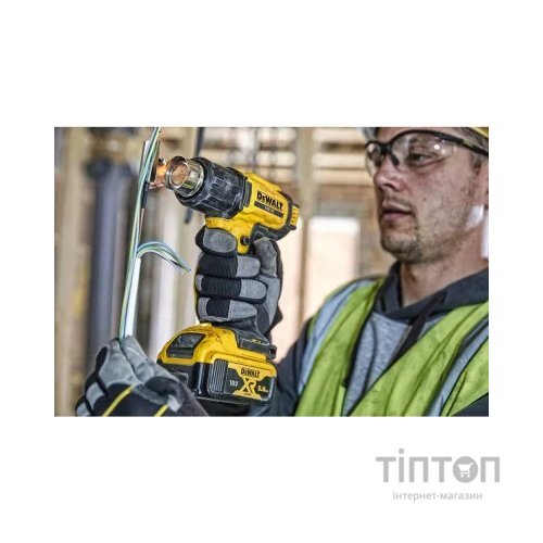 Будівельний фен DeWALT 18В, 290 - 530 °C, 0.5 кг (без АКБ та ЗП) (DCE530N)
