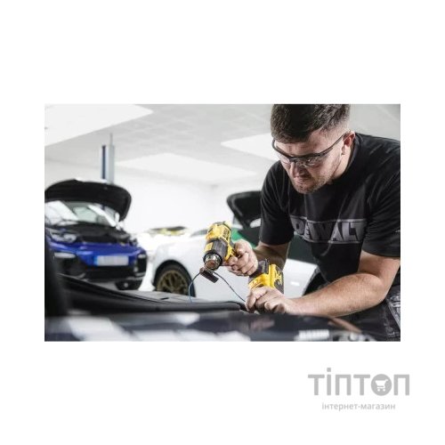 Будівельний фен DeWALT 18В, 290 - 530 °C, 0.5 кг (без АКБ та ЗП) (DCE530N)