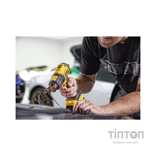 Будівельний фен DeWALT 18В, 290 - 530 °C, 0.5 кг (без АКБ та ЗП) (DCE530N)