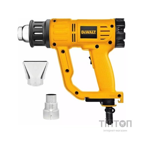 Будівельний фен DeWALT 2000 Вт, 50 - 600 C, LCD (D26414)