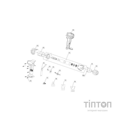 Будівельний фен Einhell TE-HA 18 Li-Solo (без АКБ та ЗП) (4520500)