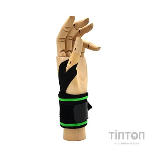 Бинт для спорту MadMax MFA-298 Wrist Wraps 18" Black/Green (MFA-298-U)