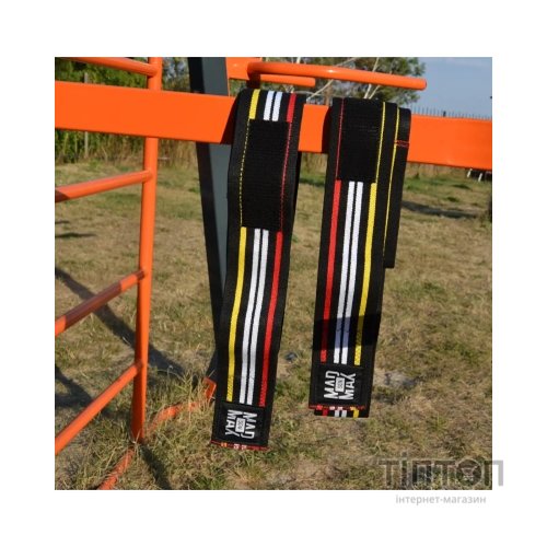Бинт для спорту MadMax на коліна Knee Wraps Black (MFA-292-U)