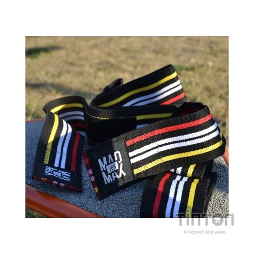 Бинт для спорту MadMax на коліна Knee Wraps Black (MFA-292-U)