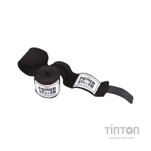 Бинт для спорту Power System 3404 4 м Black (PS-3404_Black)