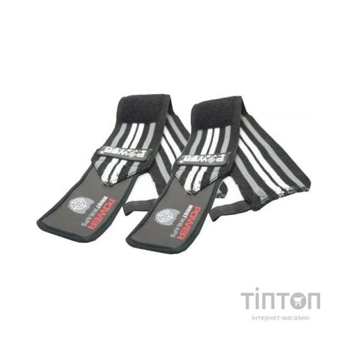 Бинт для спорту Power System Wrist Wraps PS-3500 Grey/Black (PS-3500_Grey-Black)