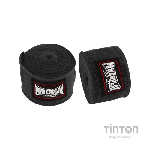 Бинт для спорту PowerPlay 3047 4 м Black (PP_3047_4m_Black)