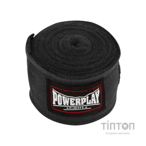 Бинт для спорту PowerPlay 3047 4 м Black (PP_3047_4m_Black)