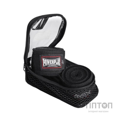 Бинт для спорту PowerPlay 3047 4 м Black (PP_3047_4m_Black)