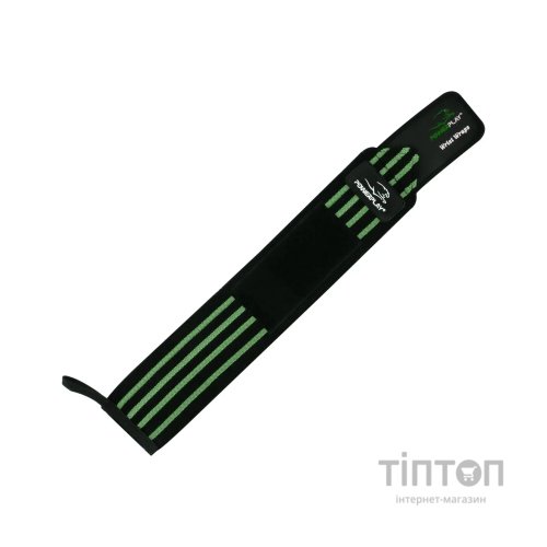 Бинт для спорту PowerPlay 3081 Чорно-Зелений (PP_3081_Black/Green)